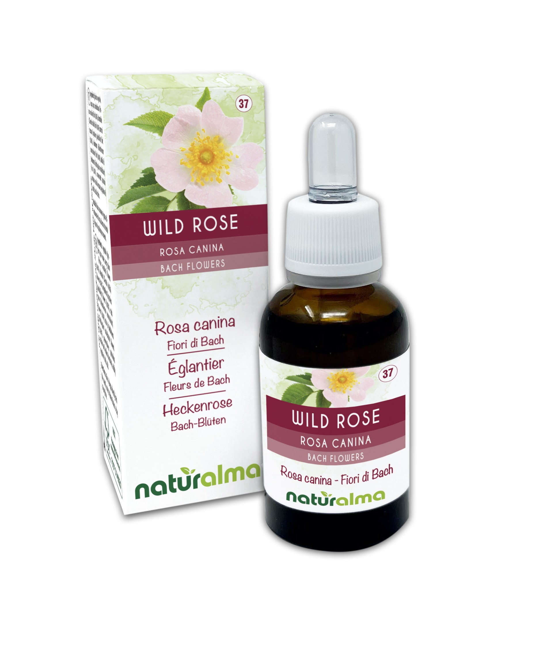 Wild Rose Fiori di Bach 30 ml liquido analcoolico - Naturalma