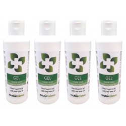 Desinfecterende handgel met theeboomolie (100 ml x 4) - Naturalma