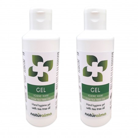 Gel Igiene Mani con Tea Tree oil (100 ml x 2) - Naturalma