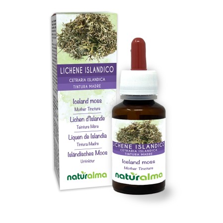 Lichene Islandico Tintura madre 60 ml liquido analcoolico - Naturalma