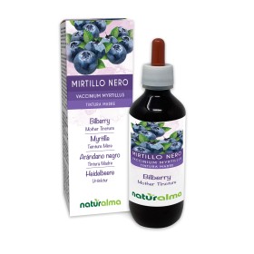 Mirtillo Nero Tintura madre 200 ml liquido analcoolico - Naturalma