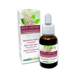 White Chestnut Fiori emozionali o Fiori di Bach 30 ml liquido analcoolico - Naturalma