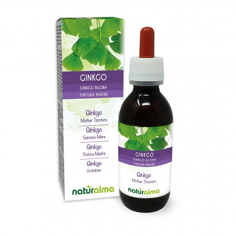 Ginkgo Biloba Tintura madre 120 ml liquido analcoolico - Naturalma