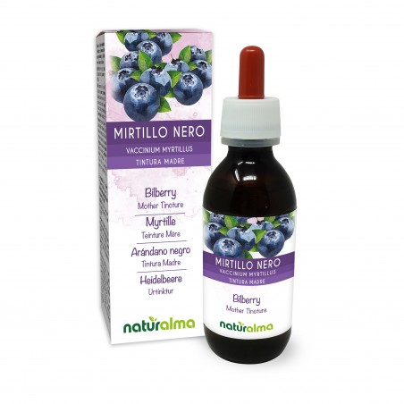 Heidelbeere Urtinktur 120 ml alkoholfreie Flüssigkeit - Naturalma