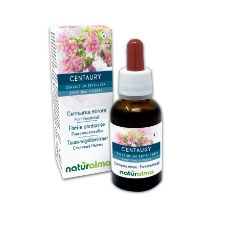 Centaury Fiori emozionali o Fiori di Bach 30 ml liquido alcoolico - Naturalma
