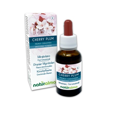Cherry Plum Fiori emozionali o Fiori di Bach 30 ml liquido alcoolico - Naturalma