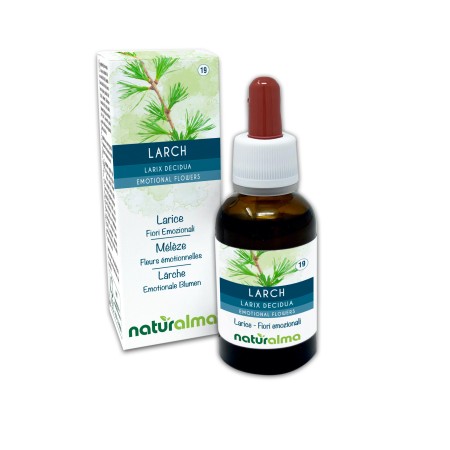 Larch Fiori emozionali o Fiori di Bach 30 ml liquido alcoolico - Naturalma