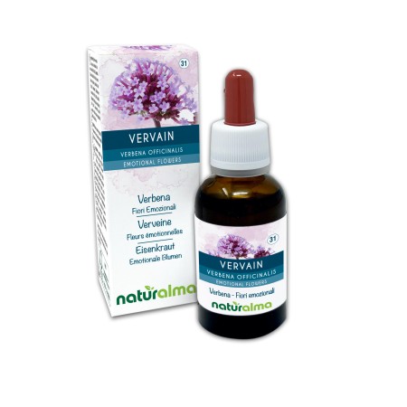 Vervain Fiori emozionali o Fiori di Bach 30 ml liquido alcoolico - Naturalma