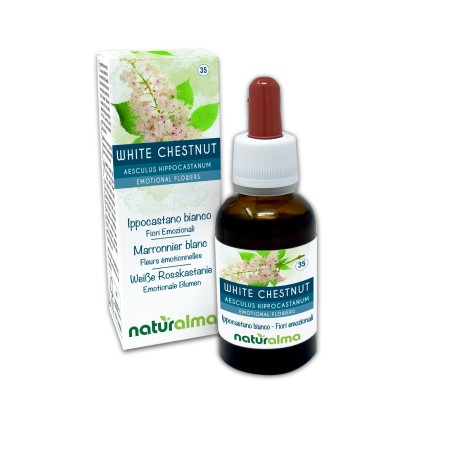 White Chestnut Fiori emozionali o Fiori di Bach 30 ml liquido alcoolico - Naturalma