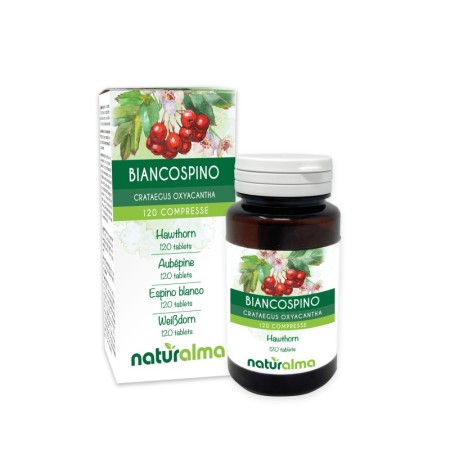 Biancospino 120 compresse (60 g) - Naturalma