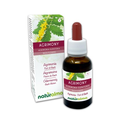 Agrimony Kwiaty emocji lub Kwiaty Bacha 30 ml płyn bezalkoholowy - Naturalma
