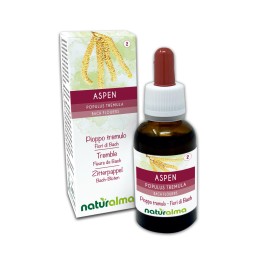 Aspen Emotionale Blumen oder Bach-Blüten 30 ml alkoholfreie Flüssigkeit - Naturalma