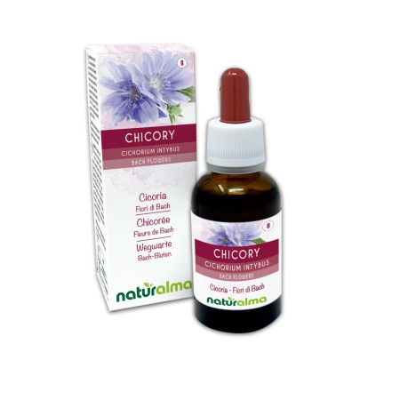 Chicory Fiori emozionali o Fiori di Bach 30 ml liquido analcoolico - Naturalma