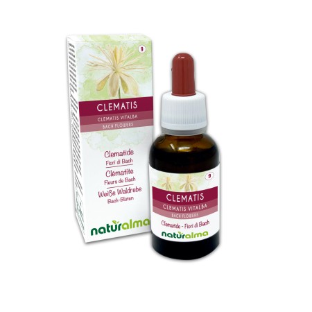Clematis Fiori emozionali o Fiori di Bach 30 ml liquido analcoolico - Naturalma