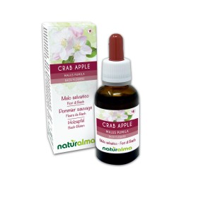 Crab apple Emotional flowers or Bach flowers 30 ml alcohol-free liquid - Naturalma