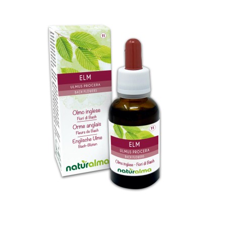Elm Emotional flowers or Bach flowers 30 ml alcohol-free liquid - Naturalma
