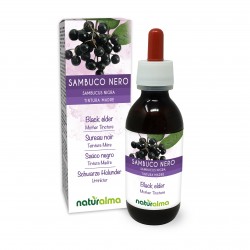 Schwarzer Holunder Urtinktur 120 ml alkoholfreie Flüssigkeit - Naturalma