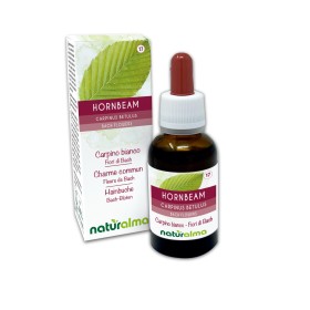Hornbeam Fiori emozionali o Fiori di Bach 30 ml liquido analcoolico - Naturalma