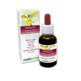 Mimulus Emotionale Blumen oder Bach-Blüten 30 ml alkoholfreie Flüssigkeit - Naturalma