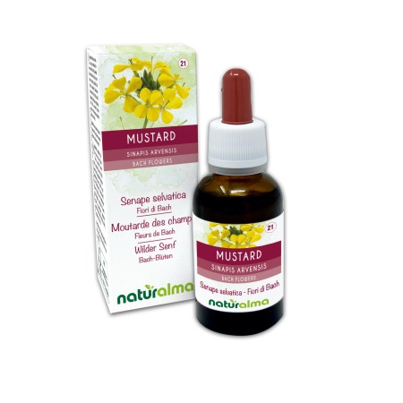 Mustard Fiori emozionali o Fiori di Bach 30 ml liquido analcoolico - Naturalma