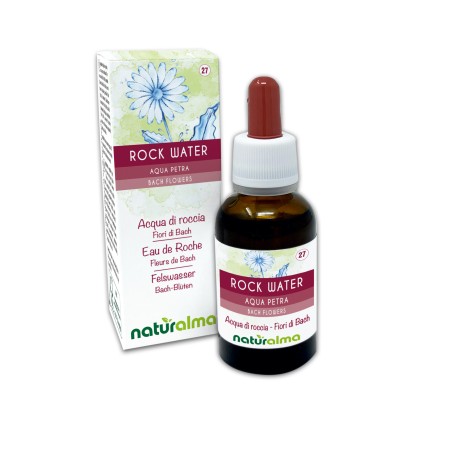 Rock water Emotionella blommor eller Bachblommor 30 ml alkoholfri vätska - Naturalma