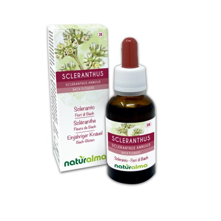 Scleranthus Fiori emozionali o Fiori di Bach 30 ml liquido analcoolico - Naturalma