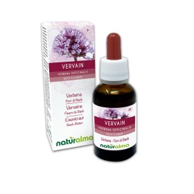 Vervain Fleurs émotionnelles ou Fleurs de Bach 30 ml liquide sans alcool - Naturalma