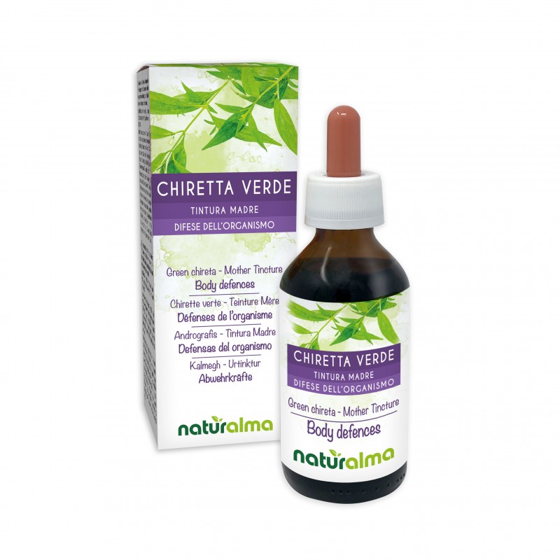 Chiretta Verde Tintura madre 100 ml liquido analcoolico - Naturalma