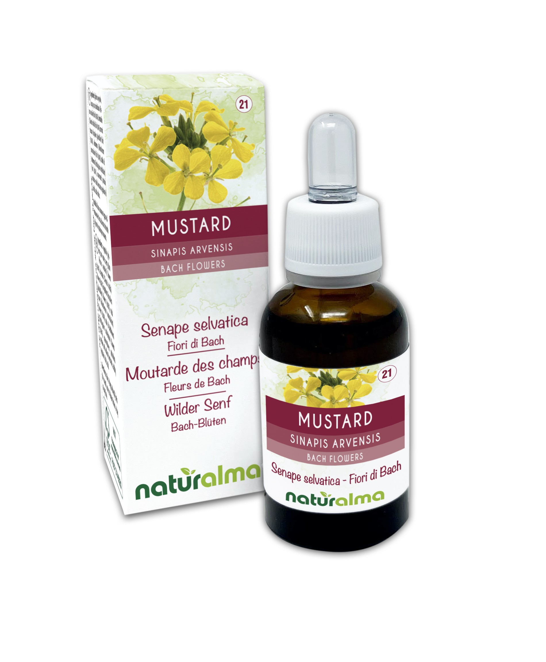 Mustard Fiori di Bach 30 ml liquido analcoolico - Naturalma